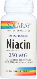 Niacin 250 Mg Tr 100 Veg