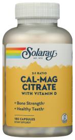 Cal-mag Citrate 2:1 W/ D-3 180 Cap