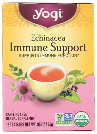 Organic Echinacea Immune Support Herbal Tea 16 Ct