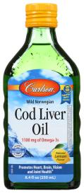 Cod Liver Oil Lemon 8.4 Oz