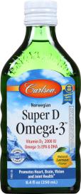 Super D Omega-3 Lemon 8.4 Oz