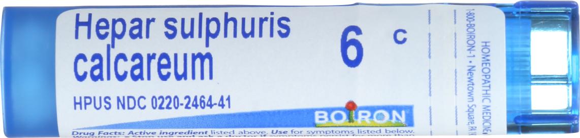 Hepar Sulphuris Calc 6c 80 Tab