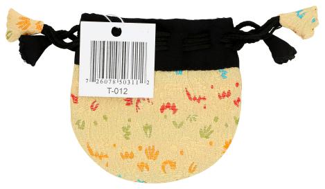 Bag W/drawstring Flower 1 Ct