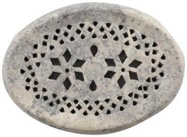 Soapdish Lg Oval Cut Out 1 Ct