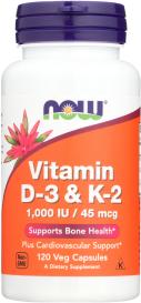 Edpb Vitamin D-3 & K-2 120 Veg