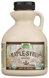 Organic Grade A Dark Maple Syrup  16 Oz