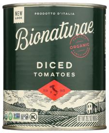 Organic No Salt Added Diced Tomatoes 28.2 Oz