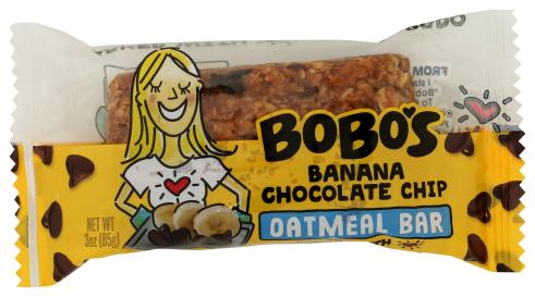 Gluten-free Banana Chocolate Chip Oat Bar 3 Oz