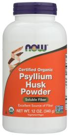 Org Psyllium 40 Mesh Pow 12 Oz