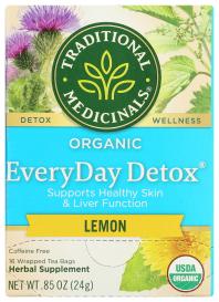 Organic Lemon Everyday Detox Herbal Tea 16 Ct