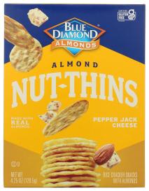 Gluten-free Pepper Jack Almond Nut-thins Crackers 4.25 Oz