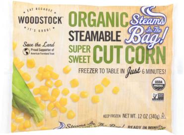 Organic Frozen Steamable Super Sweet Cut Corn 12 Oz
