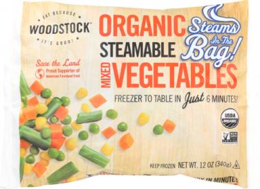 Organic Frozen Steamable Mixed Vegetables 12 Oz