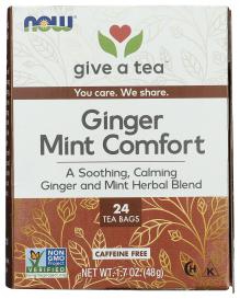 Queeze Ease Ginger Herbal Tea 24 Ct
