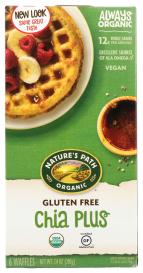 Organic Gluten-free Vegan Chia Plus Waffles 7.4 Oz