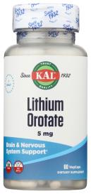 Lithium Orotate 5 Mg 60 Veg