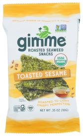 Organic Gluten-free Toasted Sesame Roasted Seaweed Snacks 0.35 Oz