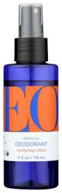 Organic Citrus Deodorant Spray 4 Oz