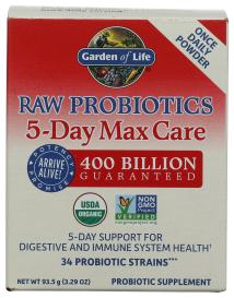 Raw Probiotics 5 Day Max Care 2.4 Oz