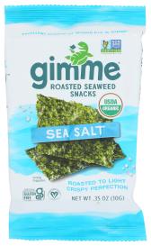 Organic Gluten-free Sea Salt Roasted Seaweed Snacks 0.35 Oz