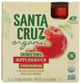 Organic Cinnamon Applesauce Squeeze Pouches 3.2 Oz