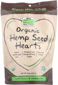 Org Hemp Seed Hearts 8 Oz