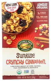 Organic Gluten-free Sunrise Crunchy Cinnamon Cereal 10.6 Oz
