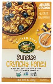 Organic Gluten-free Sunrise Crunchy Honey Cereal 10.6 Oz