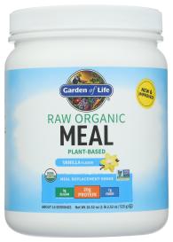 Raw Organic Meal Vanilla 17.1 Oz