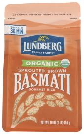 Org Sprouted Brn Basmati Rice 16 Oz