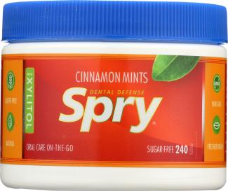 Spry Cinnamon Mints 240 Ct