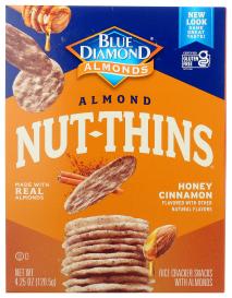Gluten-free Honey Cinnamon Almond Nut-thins Crackers 4.25 Oz