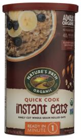 Org Quick Oats Canister 18 Oz