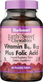 Earthswt B6 B12 Folic Acid 60 Chw