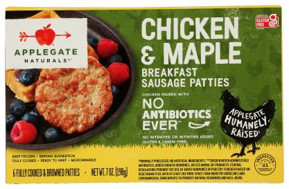 Gluten-free Chicken & Maple Breakfast Sausage Patties (bronze) 7 Oz