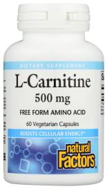 L-carnitine 500 Mg 60 Veg