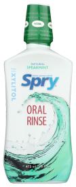 Spry Oral Rinse Spearmint 16 Oz