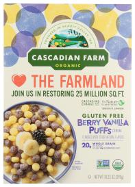 Organic Gluten-free Berry Vanilla Puffs Cereal 10.25 Oz