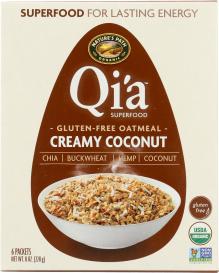 Org Qia Coconut Oatmeal 8 Oz