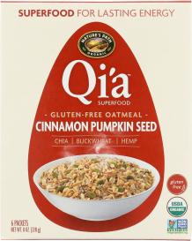 Org Qia Cinn Pumpkin Sd Oatmeal 8 Oz