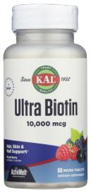 Ultra Biotin 10000 Mcg 60 Loz