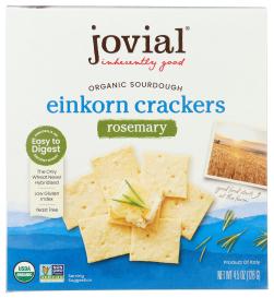 Organic Rosemary Sourdough Einkorn Crackers 4.5 Oz