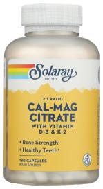 Cal-mag Citrate D-3 & K-2 180 Cap