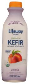 Org Wm Peach Kefir 32 Oz