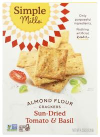 Gluten-free Sun-dried Tomato & Basil Almond Flour Crackers 4.25 Oz