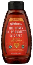 Organic Fair Trade Honey Squeeze Bottle 24 Oz