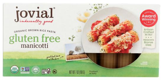 Org Gf Brn Rice Manicotti 7 Oz