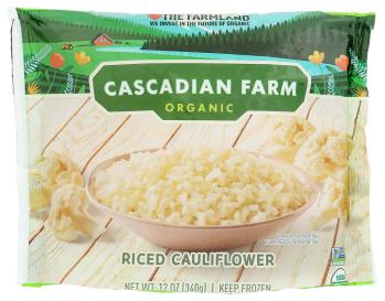 Organic Frozen Riced Cauliflower 12 Oz