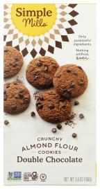 Gluten-free Vegan Double Chocolate Crunchy Almond Flour Cookies 5.5 Oz