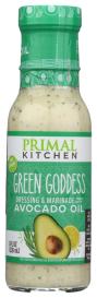 Gluten-free Keto No Dairy Avocado Oil Green Goddess Dressing & Marinade 8 Oz